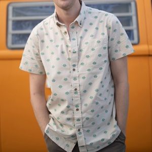 Prana, Men’s Short Sleeve Button Down, S